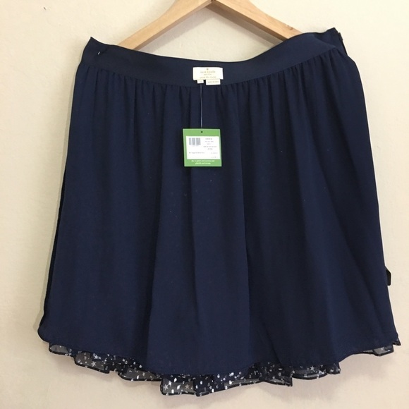 Kate Spade Night Sky Lurex Dot Skirt - Picture 5 of 7